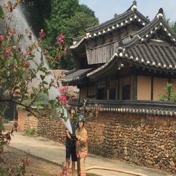보성소방서, 이용욱 가옥 문화재 합동소방훈련