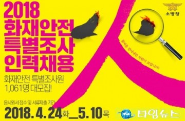 울진소방서, 화재안전특별조사 추진 및 인력채용