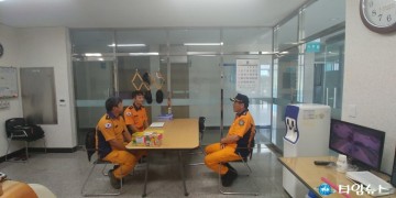 제갈경석 울진소방서장, 119안전센터 초도방문 실시