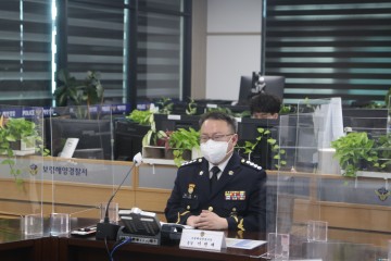 보령해양경찰서 제8대 이원재 서장 부임‘취임식 없이 현장점검’