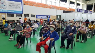 상주시, 75세 이상 노인 등 코로나19 2차 예방접종 완료