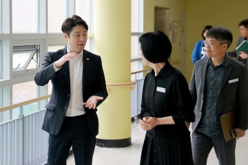 김진오 대전시의회 의원, 대전가원학교 교사 증축 현장 점검
