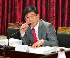 충남도의회 오인철 의원, 의용소방대원에 소집수당(출동수당) 개선요구