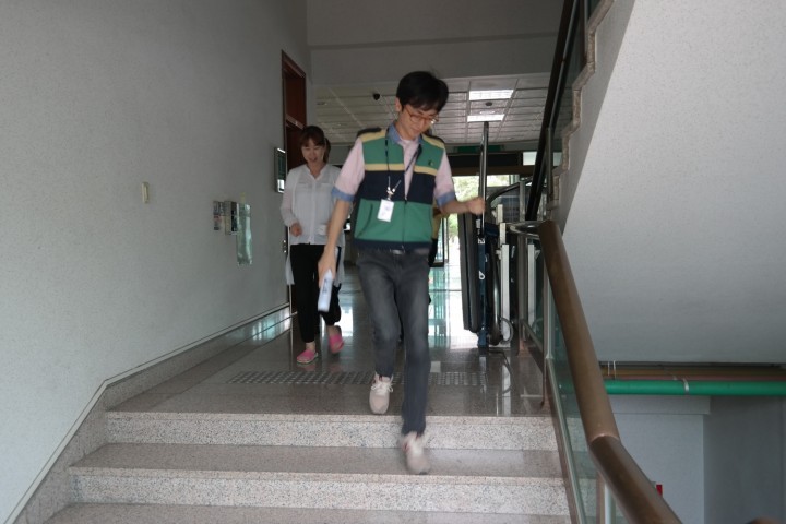 영주교육지원청, 을지연습 연계 민방공 대피훈련 실시