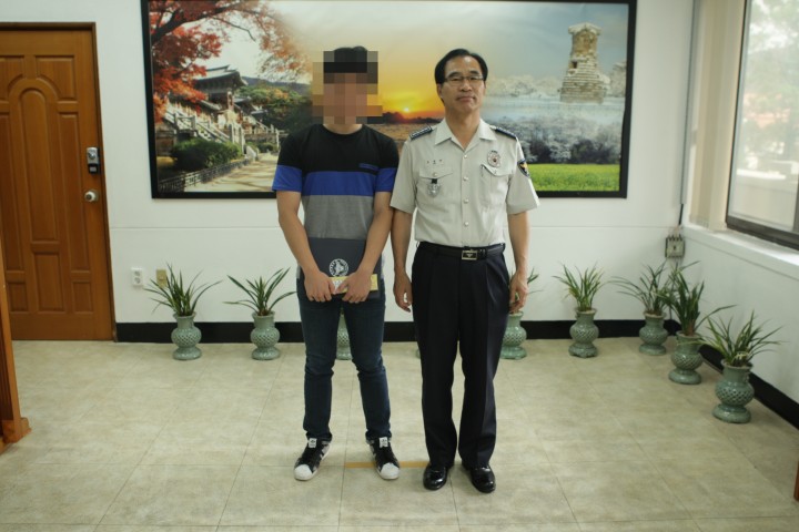 검문불응 도주하는 불법체류 무면허 운전자 검거