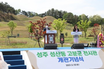 성주군 역사체험 및 문화휴식공간 탄생 성주 성산동 고분군 전시관
