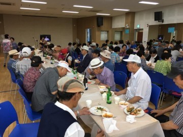 수송동, 노인일자리 어르신 여름나기 보양식 대접