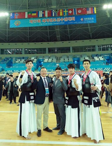 구미시청 검도팀 3인방, 세계선수권 준우승