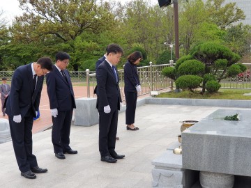 이남일 대전지방보훈청장, 충북남부보훈지청 현장방문