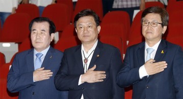 김지철·김병우·최교진 교육감, 국정 역사교과서 폐기 요구
