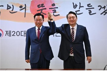 김석호 구미시장 예비후보,  '윤석열 대통령 당선인'과 회동!