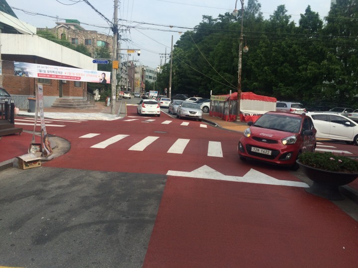 충북대 중문일원 보행환경개선사업 완료