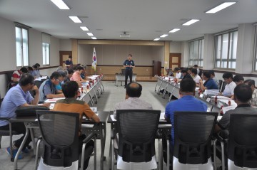 남원 운봉파출소 이장회의 범죄예방홍보