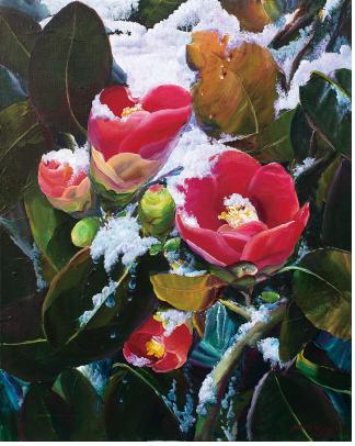 동백꽃 화가 강종열 화백 기획 초대전 강진아트홀서 개최