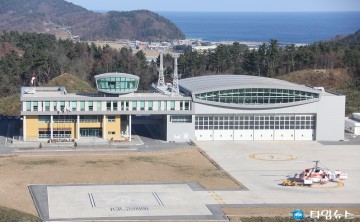울진산항, 산불 취약 시기 공중계도 실시