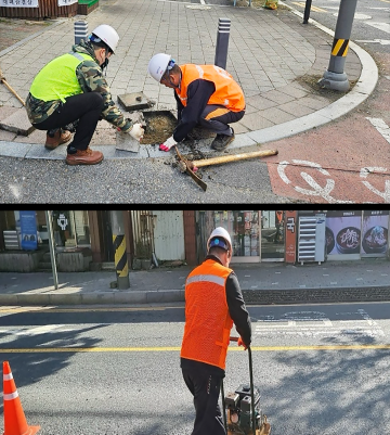 설 명절 대비 대전 대덕구, 도로 정비 완료