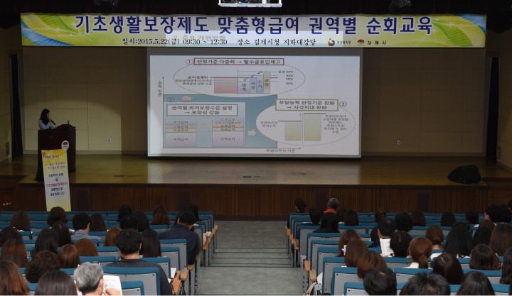맞춤형 급여 제도 시행에 따른 권역별 순회교육 실시