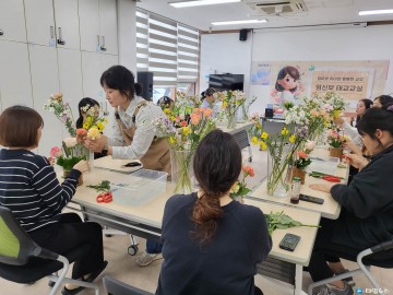 단양군보건의료원, ‘플라워 태교교실’ 운영…임신부 건강과 정서적 안정 도모