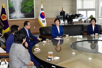 광주시의회, 자치구 의회 의장과의 협치 간담회 개최