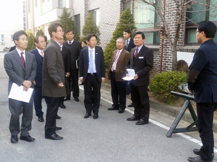 김재춘 교육부 차관, 호수돈여중 방문