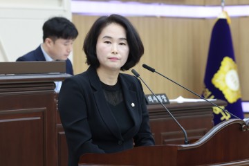 김영희 동구의회 의원, 도로 관리실태 관리 철저와 경력단절여성위한 정책 당부