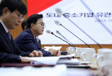 김태흠 충남지사, 중소기업인과 정책 간담회