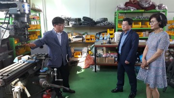 유문형 대전지방조달청장, 관내 우수조달기업 현장 방문