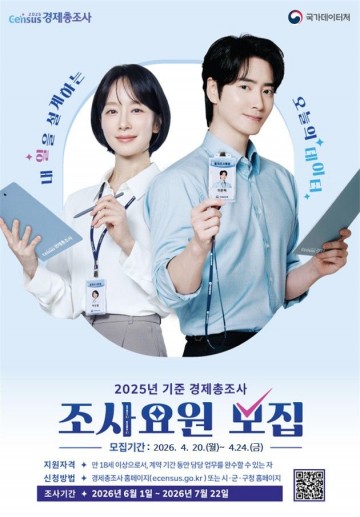 광양시, 경제총조사 조사요원 모집 