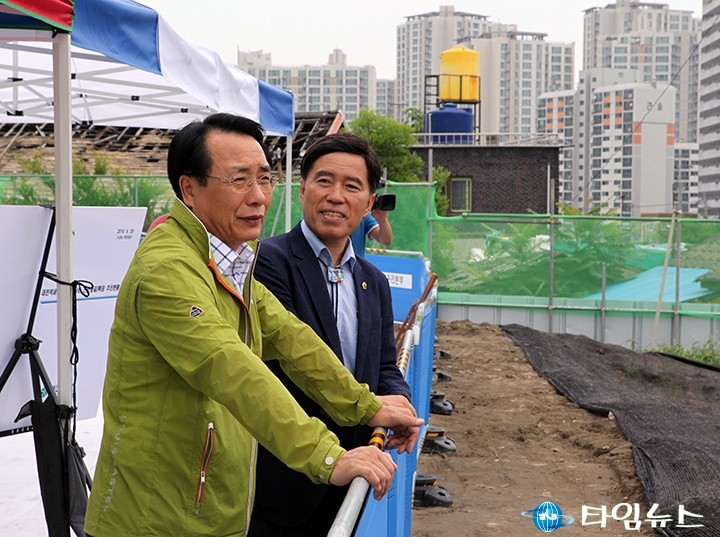 한현택 동구청장·황인호 부의장, 우기 대비 공사 현장 점검
