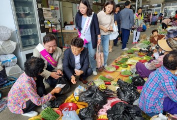 김학홍 행정부지사, 추석맞이 전통시장 장보기 및 사회복지시설 방문