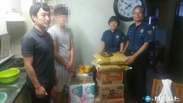 순천경찰, 위기청소년 생필품 지원  및 학교폭력 예방 교육