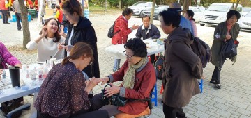 달성군시설관리공단, 여성문화복지센터 회원 미용 봉사활동 실시