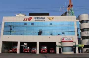 광양소방서 중마119안전센터, 다중이용업소 비상구 추락방지 안전대책 추진