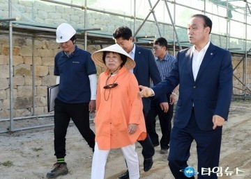 경주시 나선화 문화재청장 22일 경주 황룡사 역사문학관