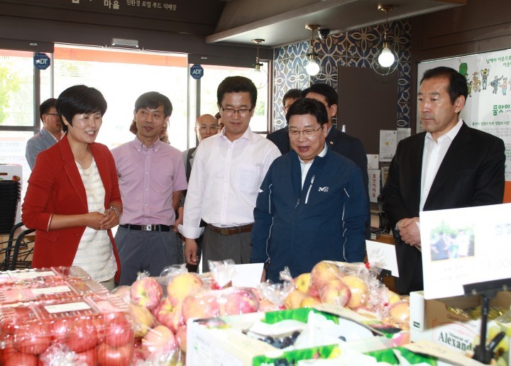 권선택 대전시장, 지산지소(地産地消)의 ‘현장시장실’ 펼쳐
