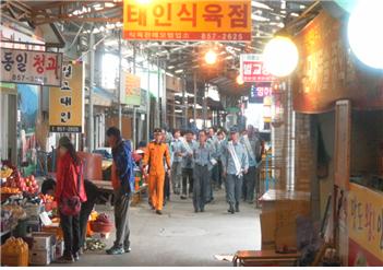 보성소방서 홍교안전센터, 소방차 길 터주기 훈련 실시