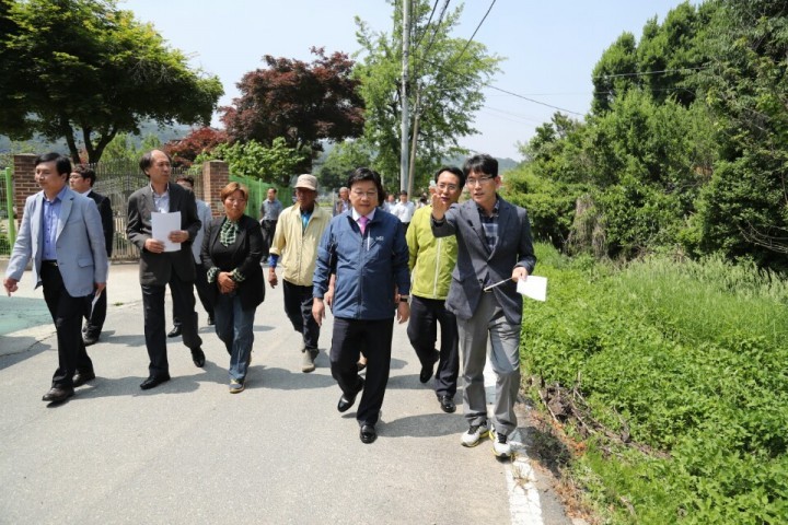 권선택 대전시장, 동구의 생활불편현장 꼼꼼히 살펴!