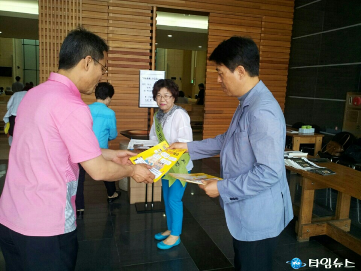 인천남동서, 동춘동 성당 방문 교우 대상 사이버금융사기예방 홍보 활동 전개