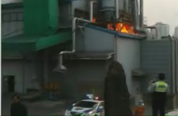 오산시 내삼미동 "농협 도정공장" 화재 