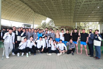 손병복 울진군수, 경북 도민체전 울진군 선수단 격려...