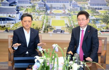 김학동 부회장, 이철우 지사의 빠른 판단이 포스코 살렸다