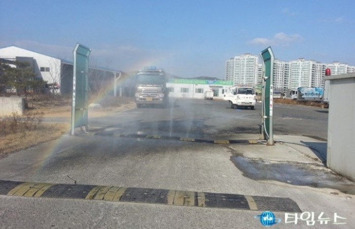 경주시 거점 소독시설 설치로 악성 가축전염병 차단