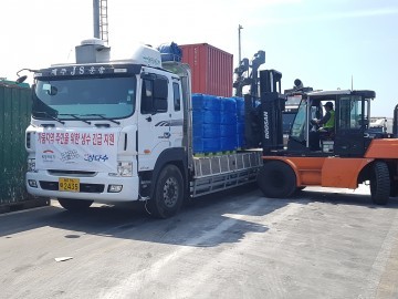  추자도·강원도·전남 등에 삼다수 긴급 식수 지원