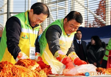 김장하는 박성효 전 대전시장