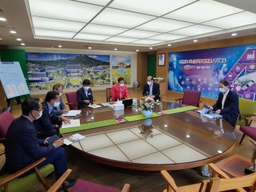 강영석 상주시장, 경북도청 방문해 현안사업 지원 요청