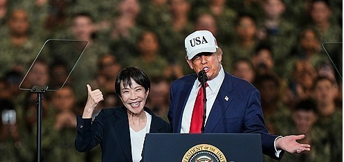 다카이치, 100조 원 ‘돈 보따리’로 트럼프 달래기… 함정 파병은 ‘선 긋기’