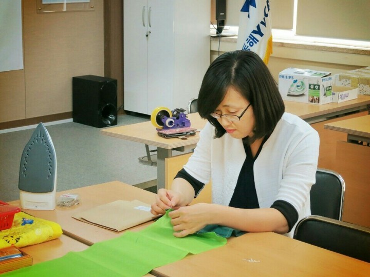 평화의 조각보 만들기