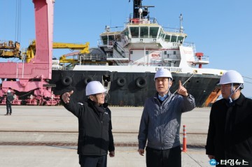 포항 영일만항, 대왕고래 프로젝트 보조항만 포문 열었다