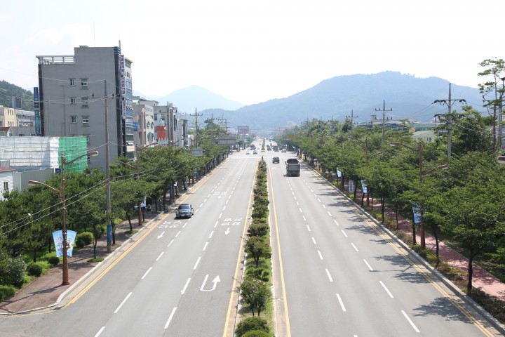 밀양대로, 노후 가로등 교체로 쾌적한 도로 환경 조성