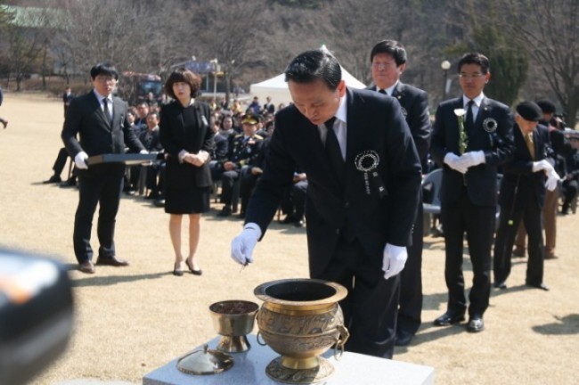 "서해의 숭고한 불꽃" 천안함 46용사 5주기 추모행사 거행